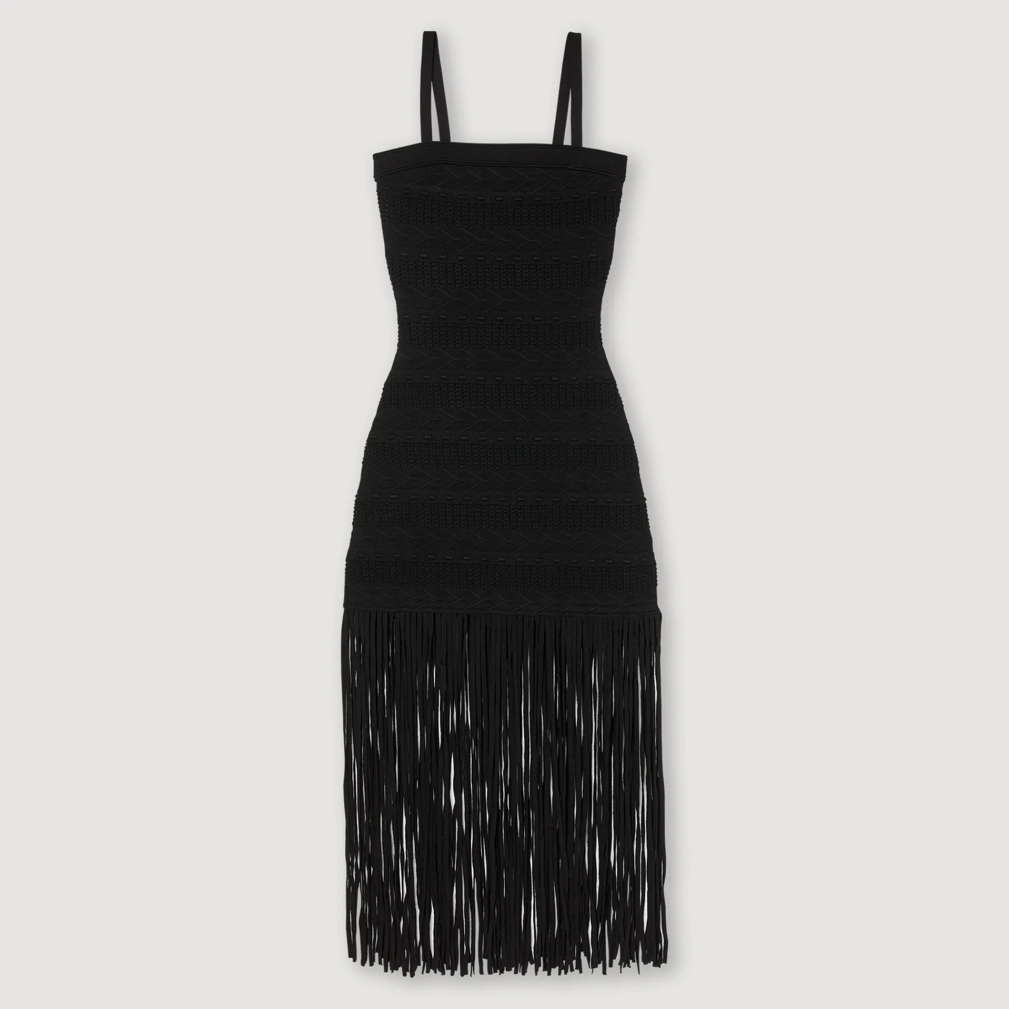 Abito Bustier Sfrangiato>Sandro Paris Sale