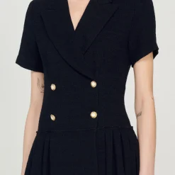 Abito Cappotto Corto In Tweed><noscript><img width=