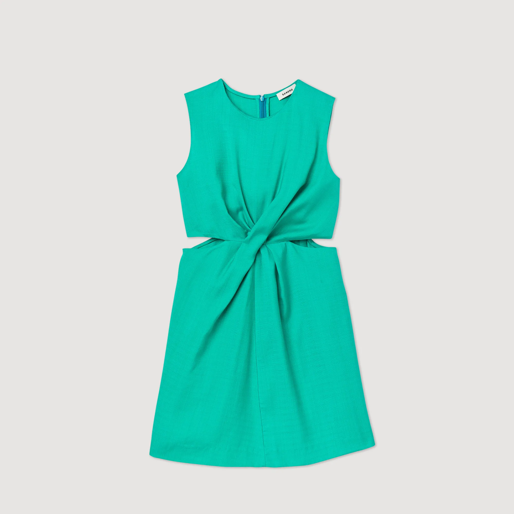 Abito Corto Con Aperture>Sandro Paris Online