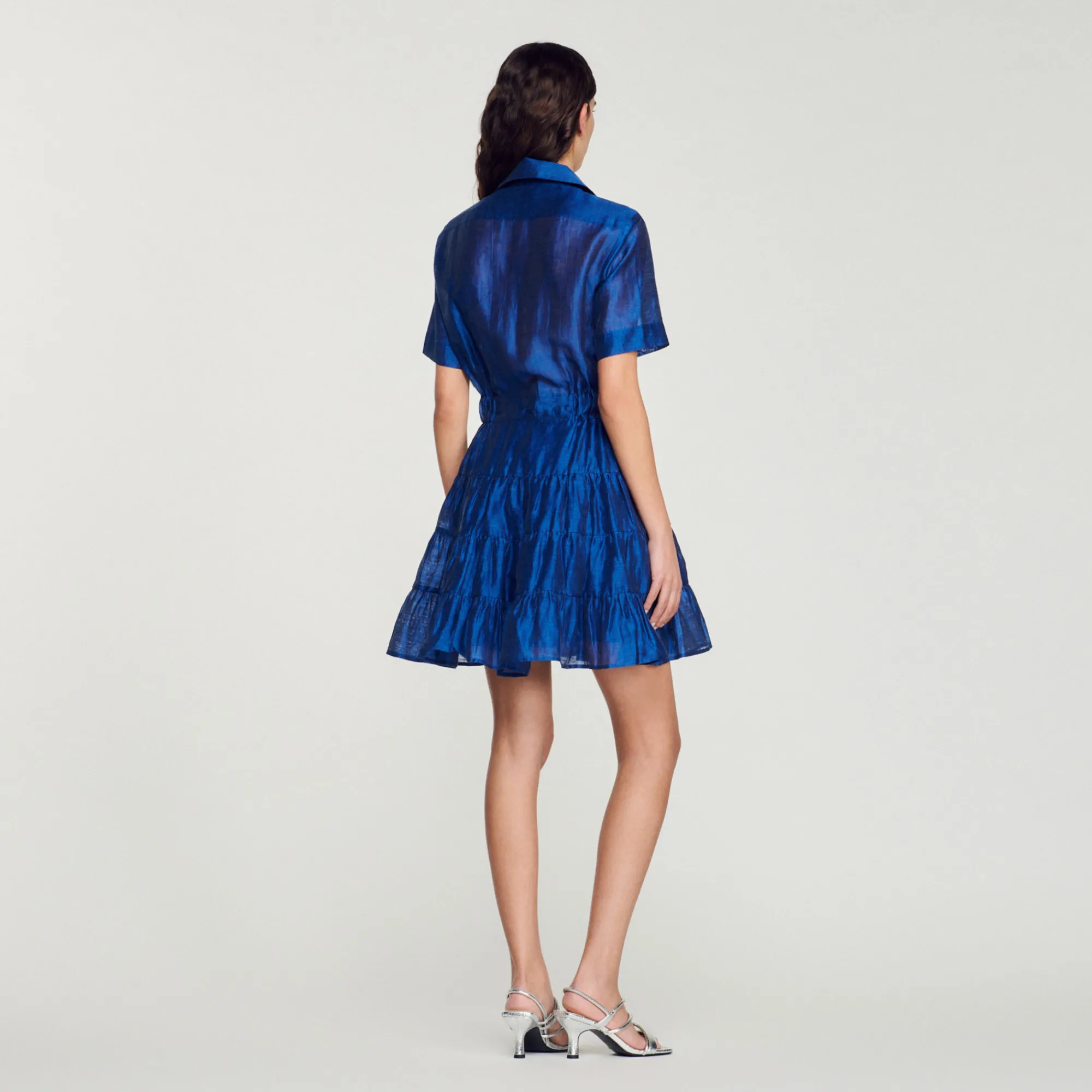 Abito Corto Con Volant>Sandro Paris Clearance