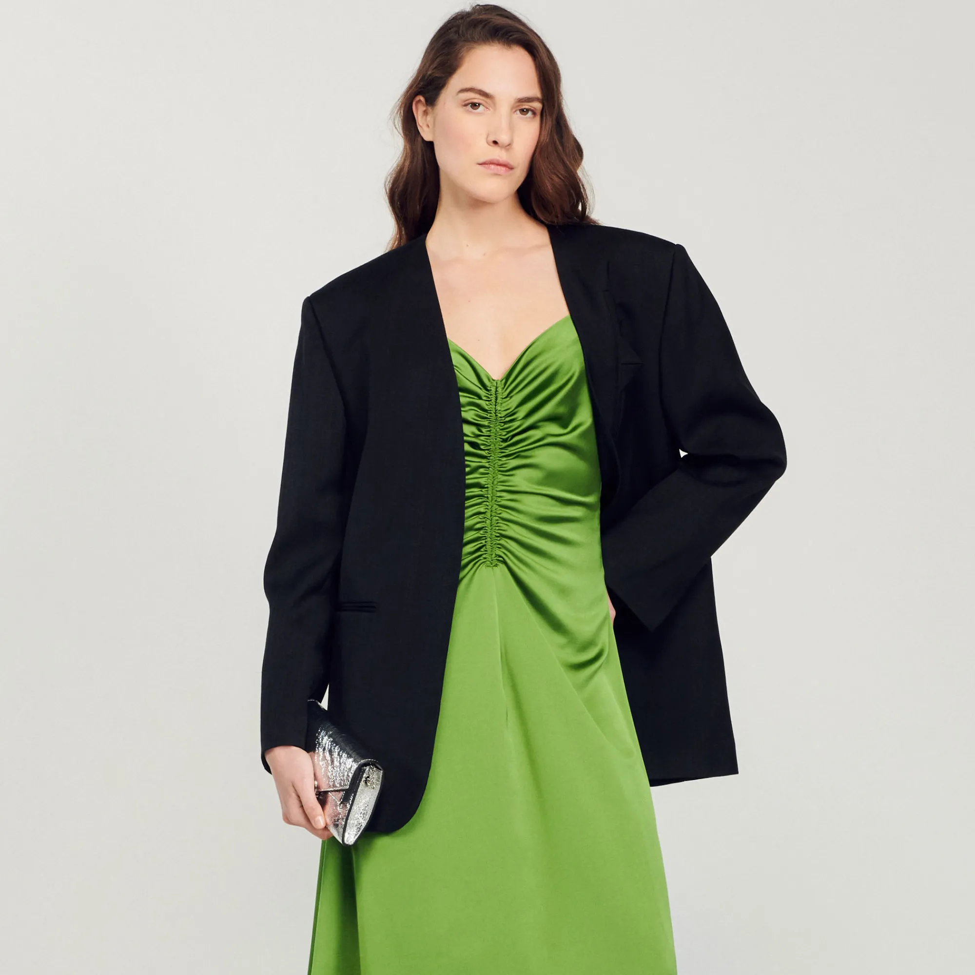 Abito Lungo Fluido>Sandro Paris Clearance