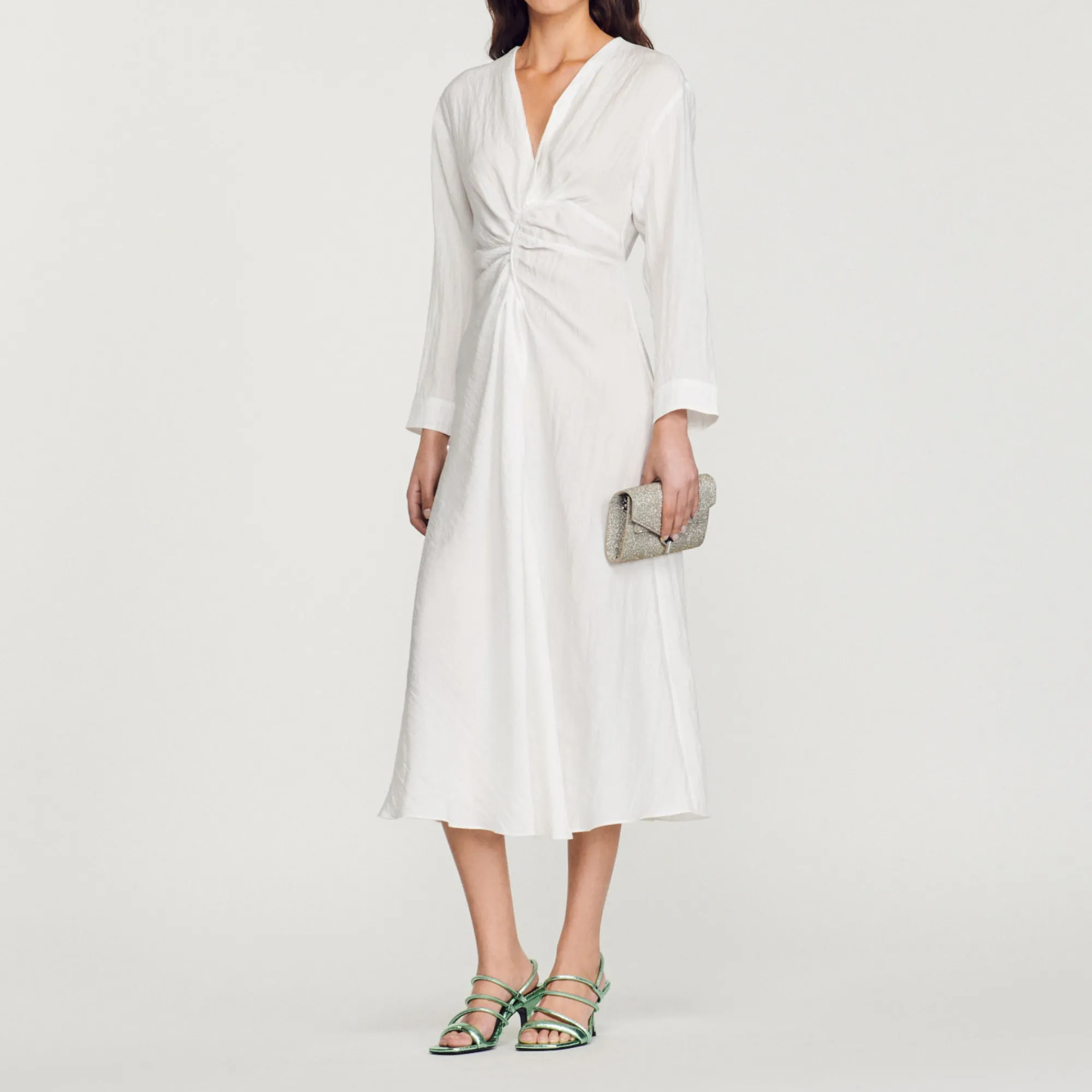 Abito Lungo Fluido>Sandro Paris Flash Sale