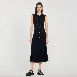 Abito Lungo In Maglia>Sandro Paris Best Sale