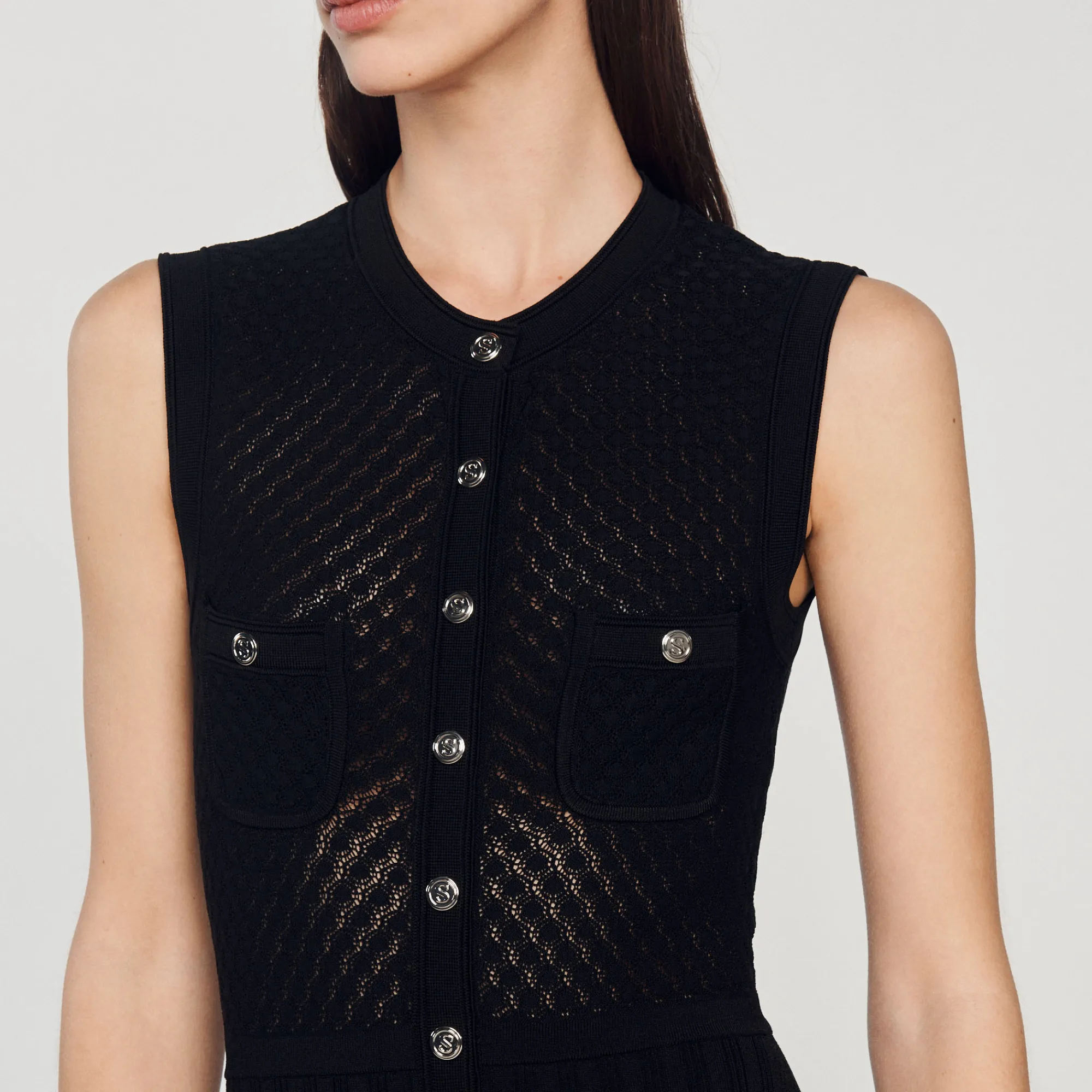 Abito Lungo In Maglia>Sandro Paris Best Sale