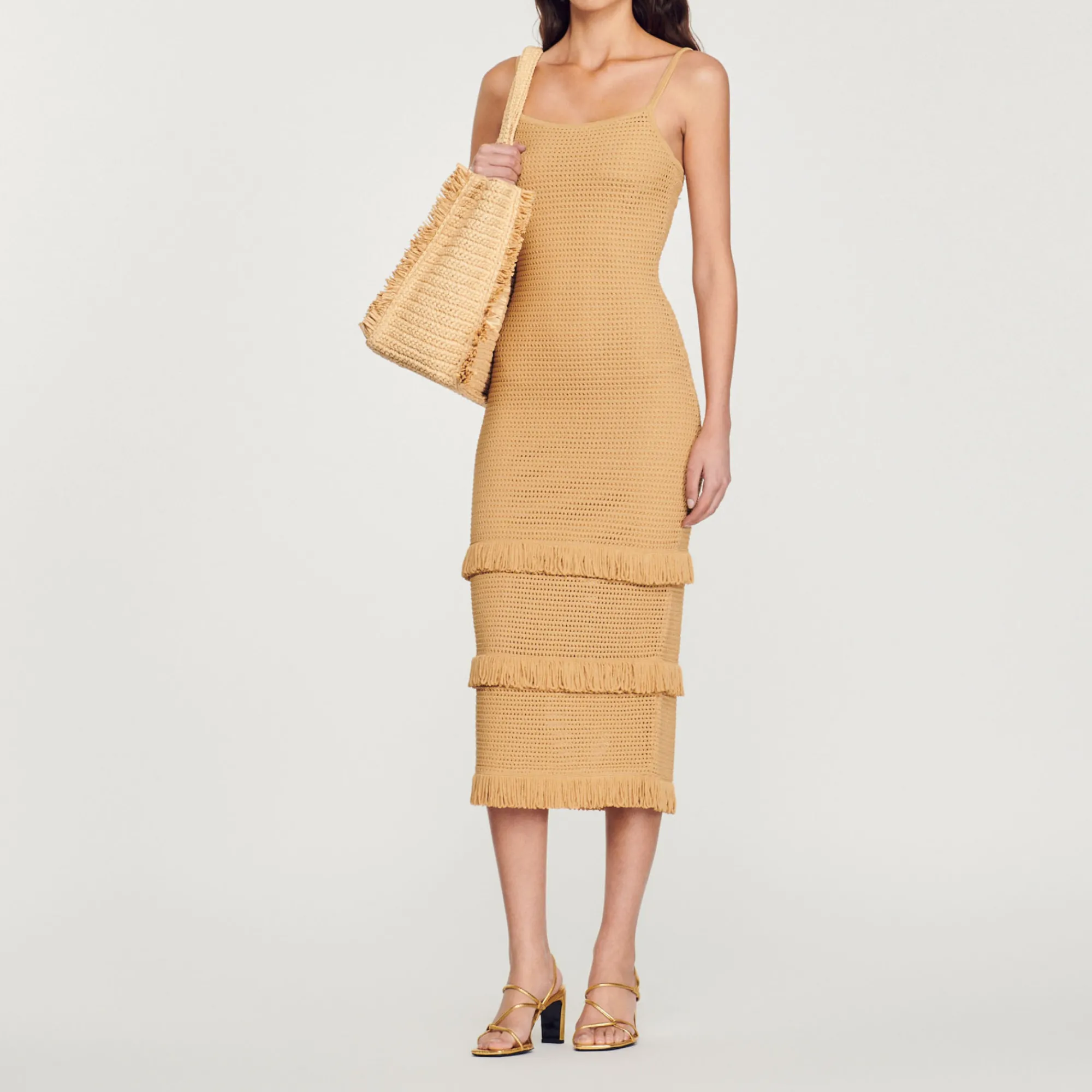 Abito Midi In Maglia>Sandro Paris Hot