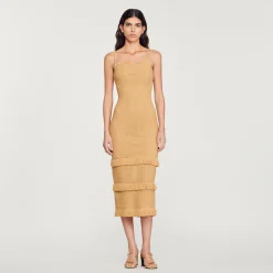 Abito Midi In Maglia>Sandro Paris Hot