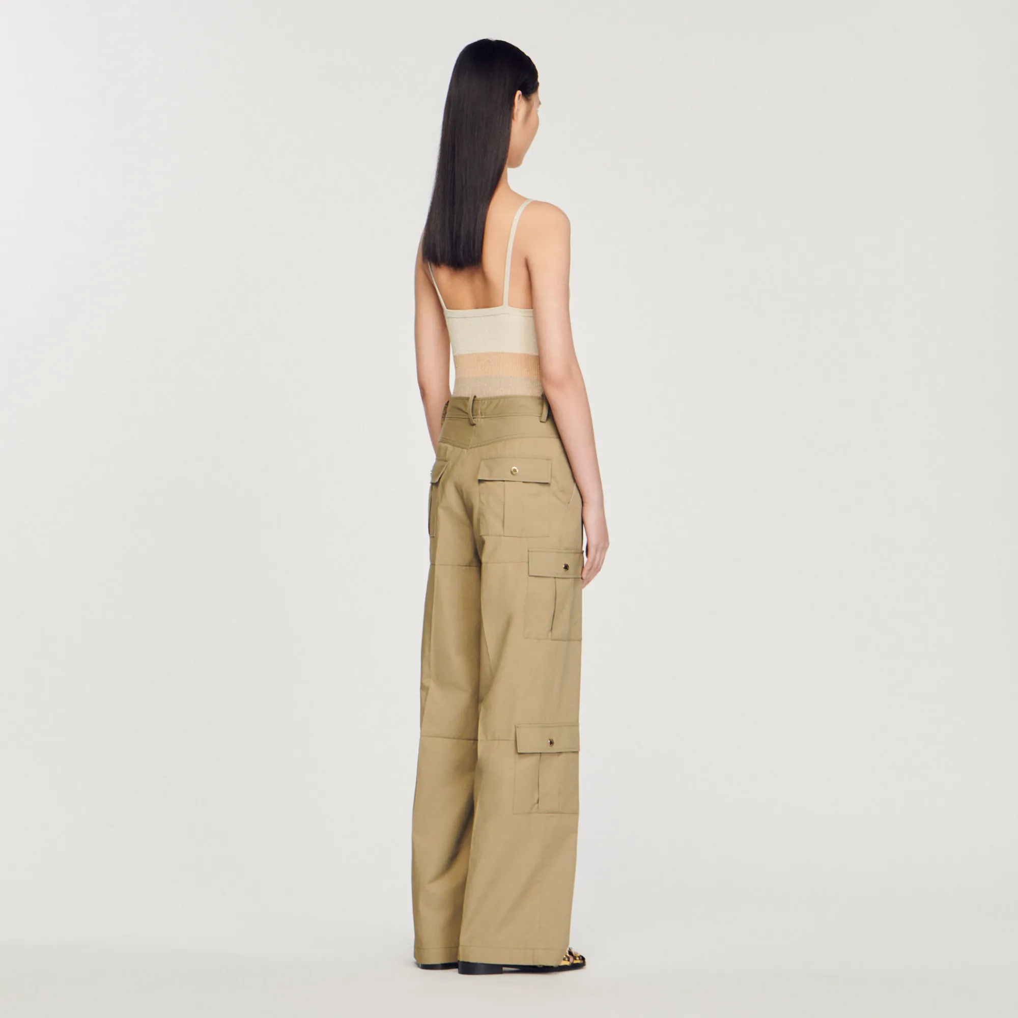 Body In Maglia Metallizzata>Sandro Paris Best Sale