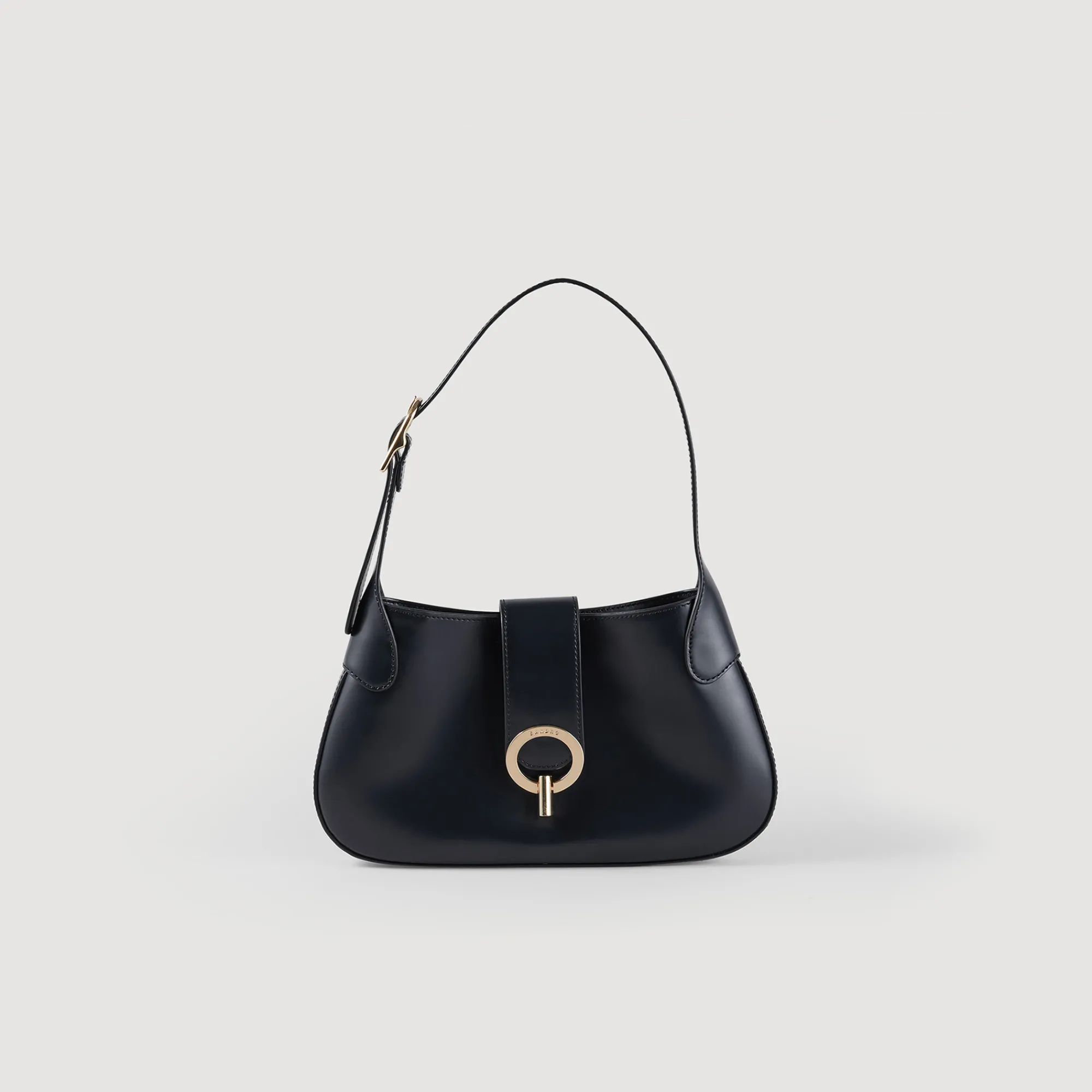Borsa Baguette In Pelle Certificata>Sandro Paris Discount