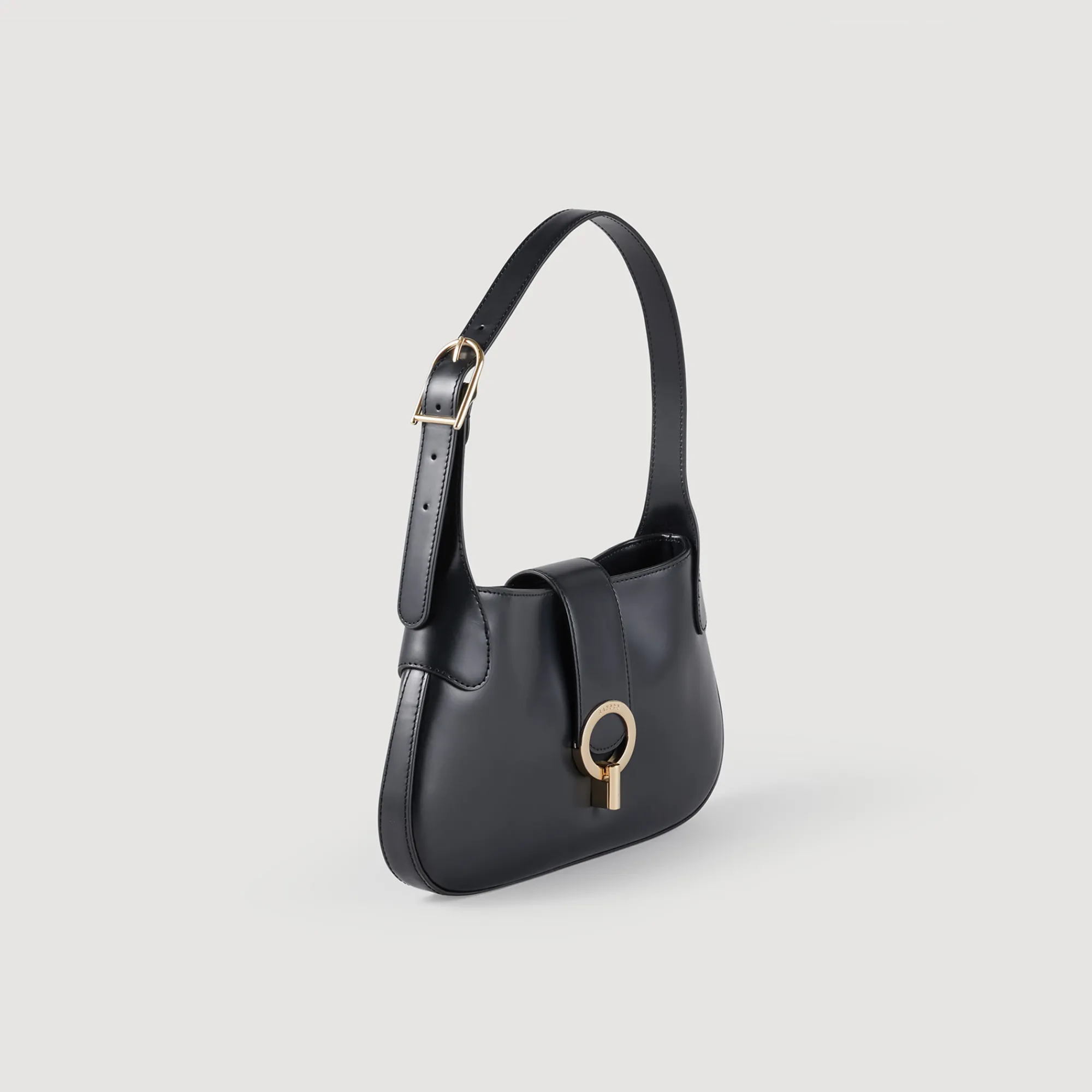 Borsa Baguette In Pelle Certificata>Sandro Paris Discount