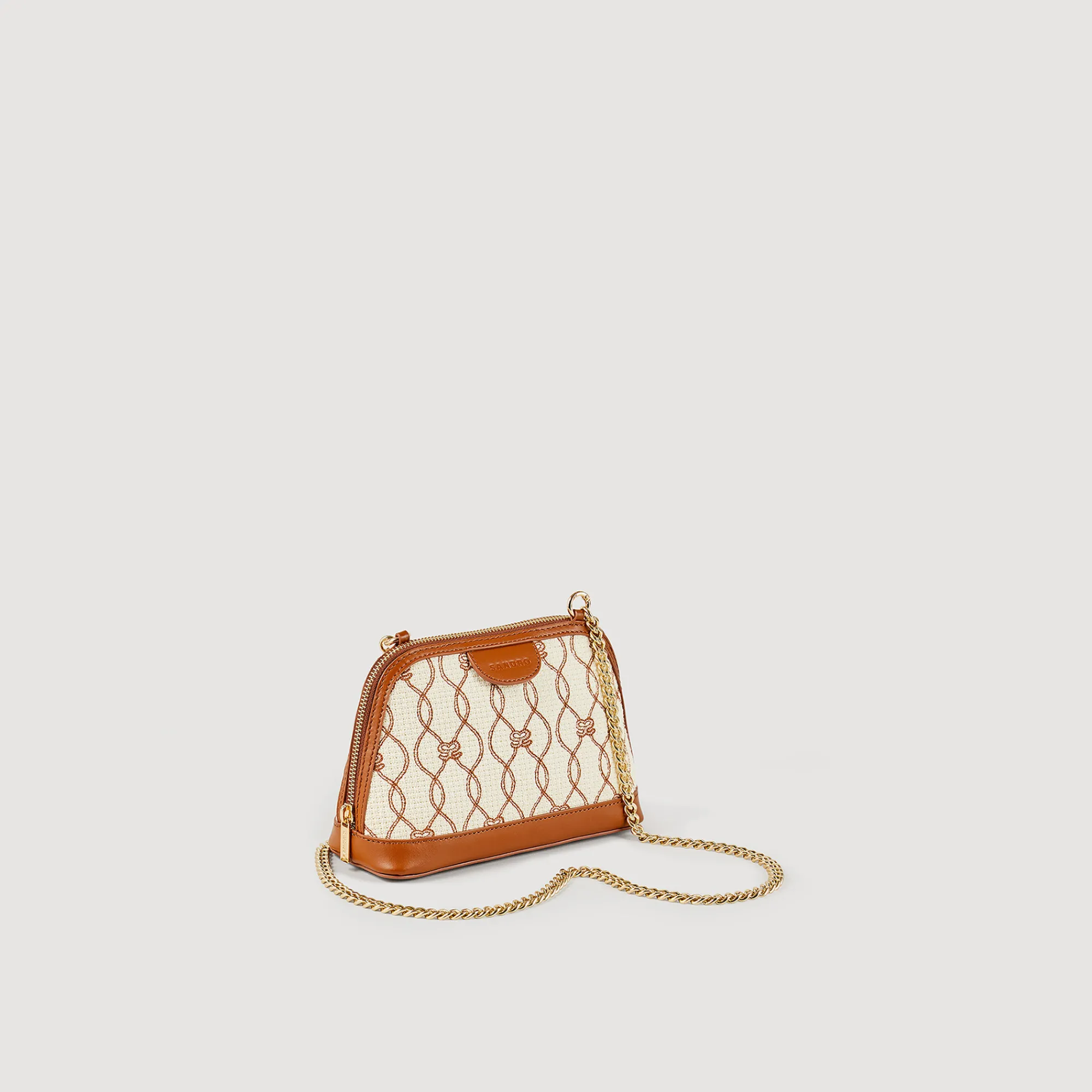 Borsa Rittah In Tessuto Monogramma>Sandro Paris Best Sale