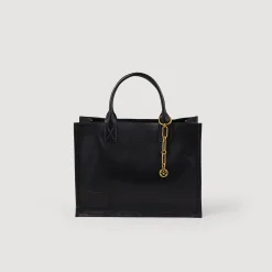 Borsa Shopping In Pelle Certificata>Sandro Paris New