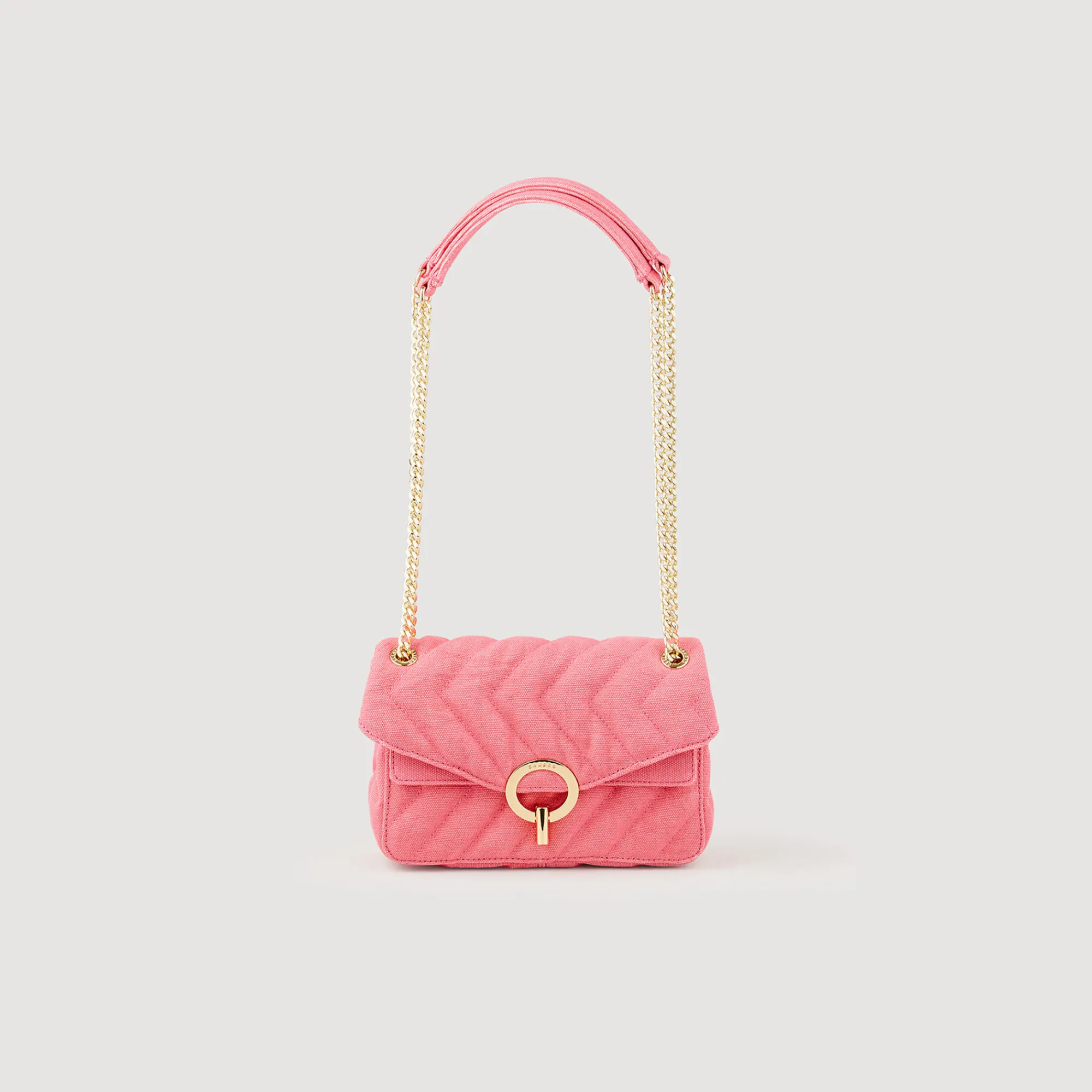 Borsa Yza In Tela Canvas>Sandro Paris Outlet
