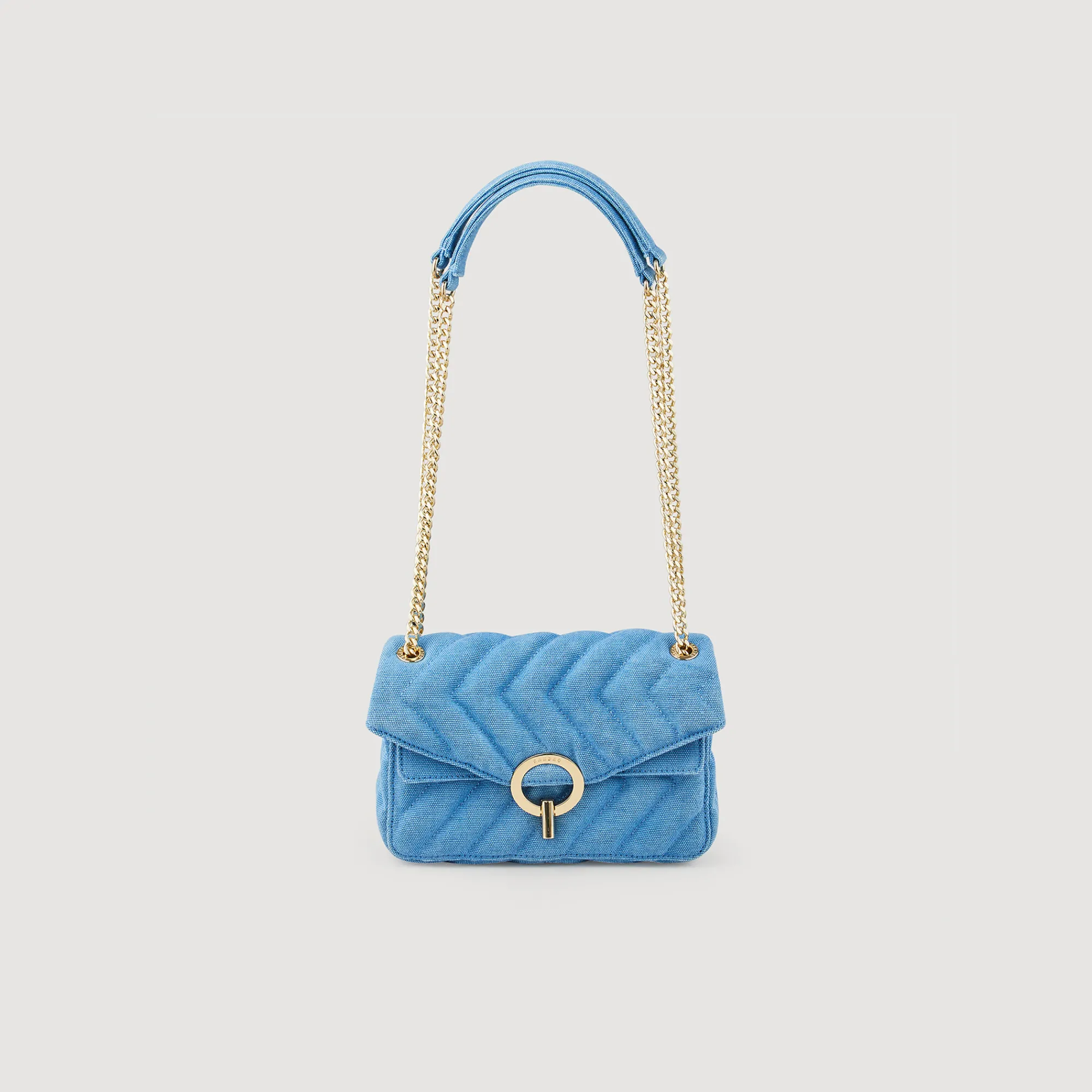 Borsa Yza In Tela Canvas>Sandro Paris Clearance