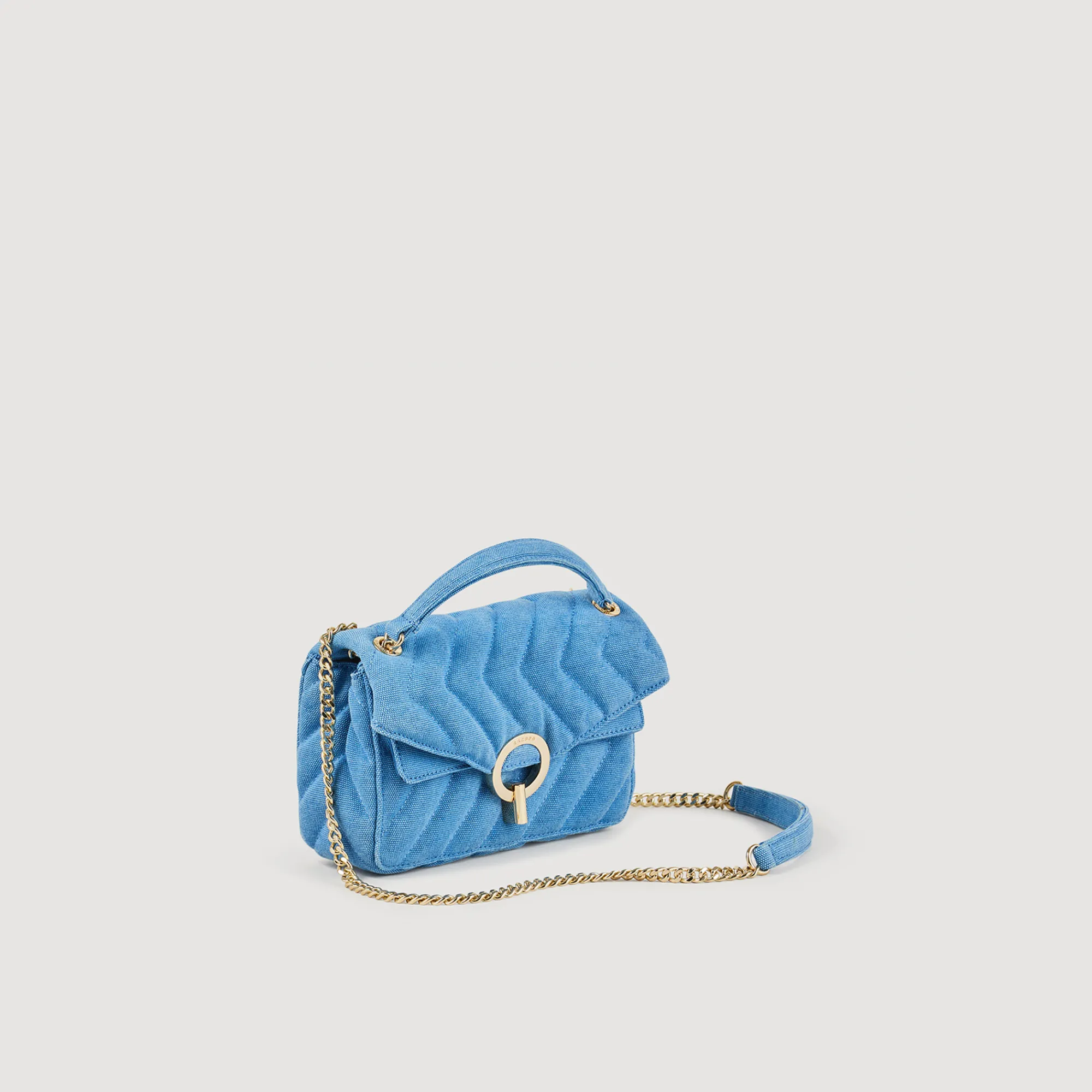 Borsa Yza In Tela Canvas>Sandro Paris Clearance