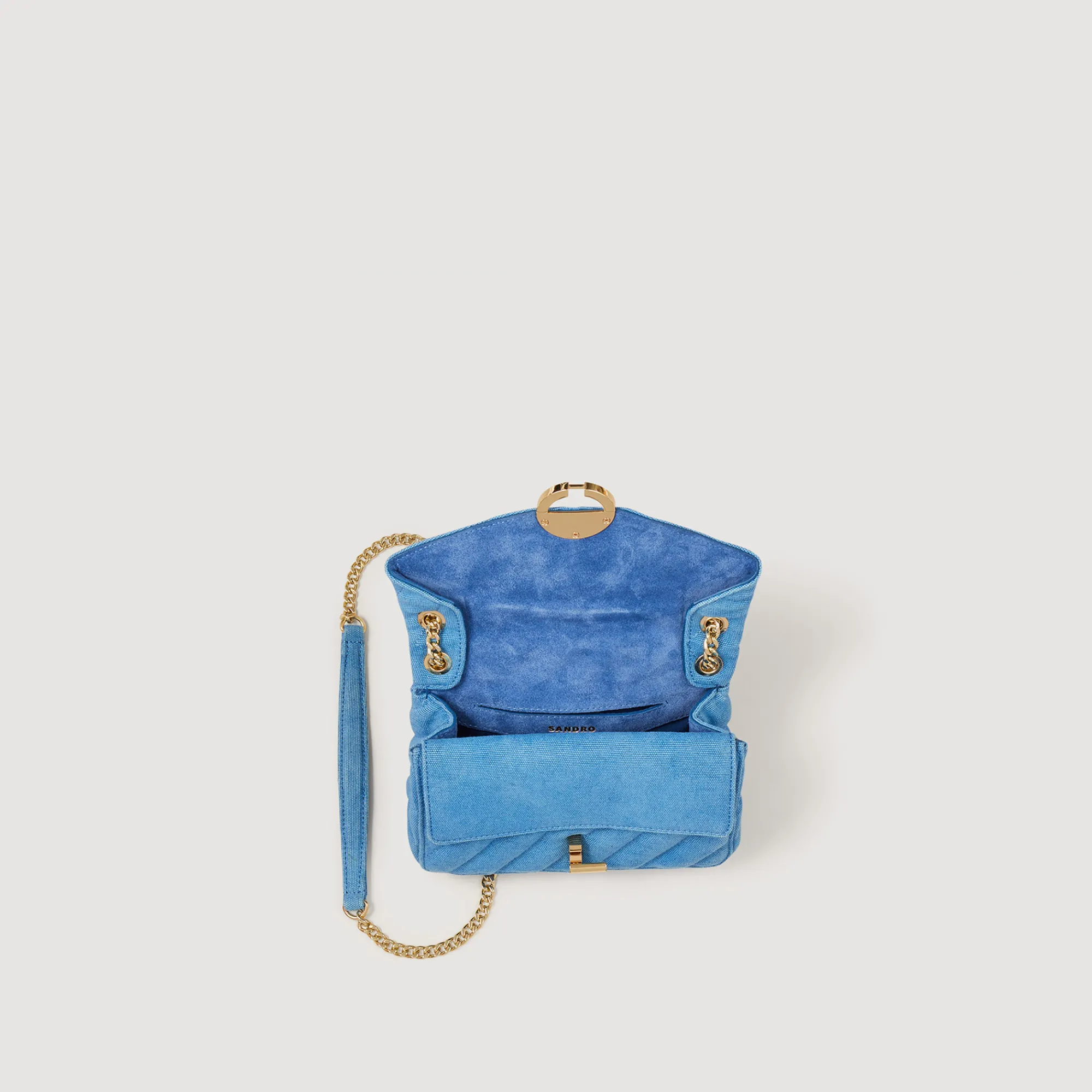 Borsa Yza In Tela Canvas>Sandro Paris Clearance