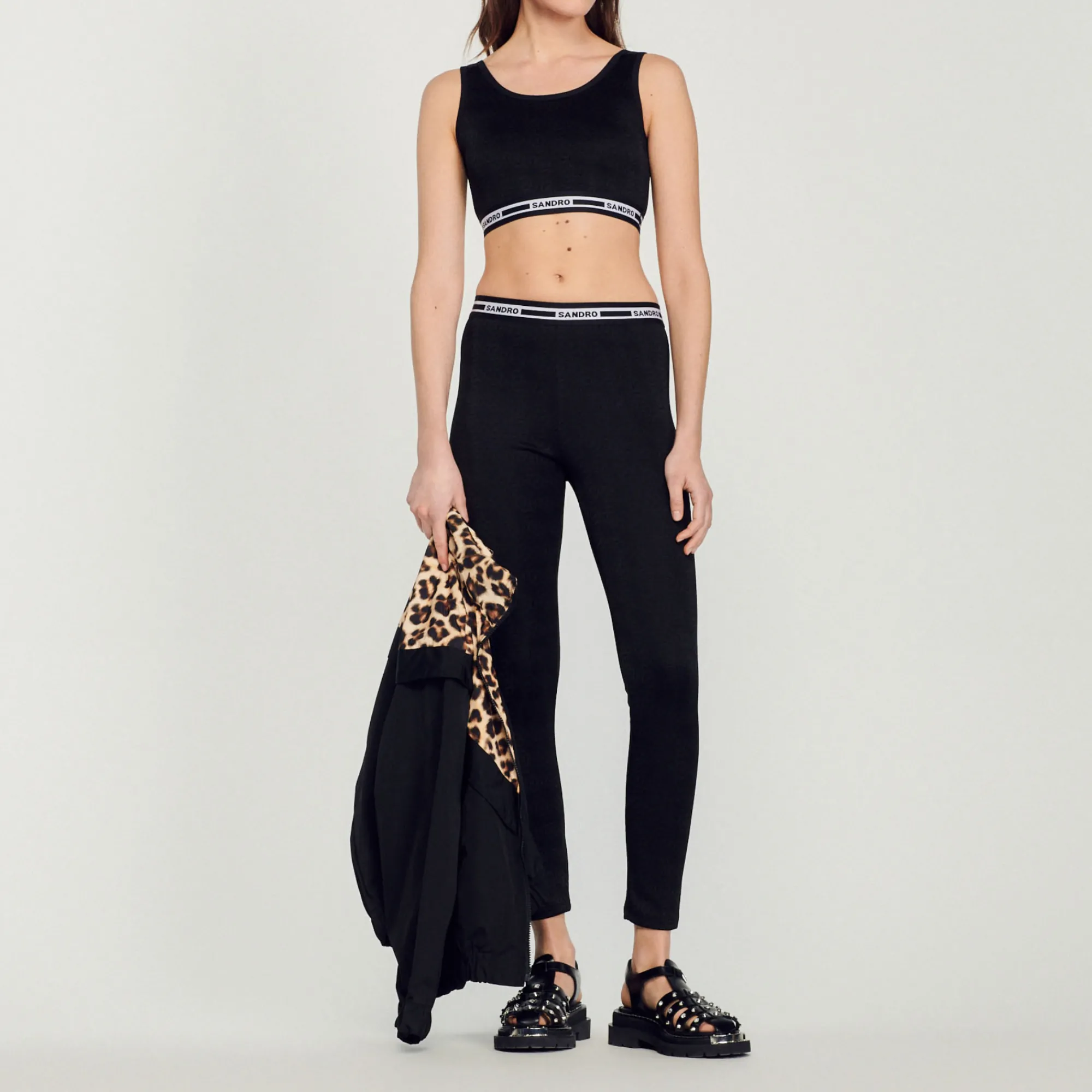 Brassiere Jacquard Doppia S>Sandro Paris Outlet