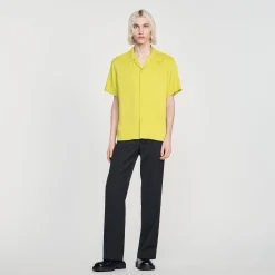 Camicia A Maniche Corte>Sandro Paris Sale