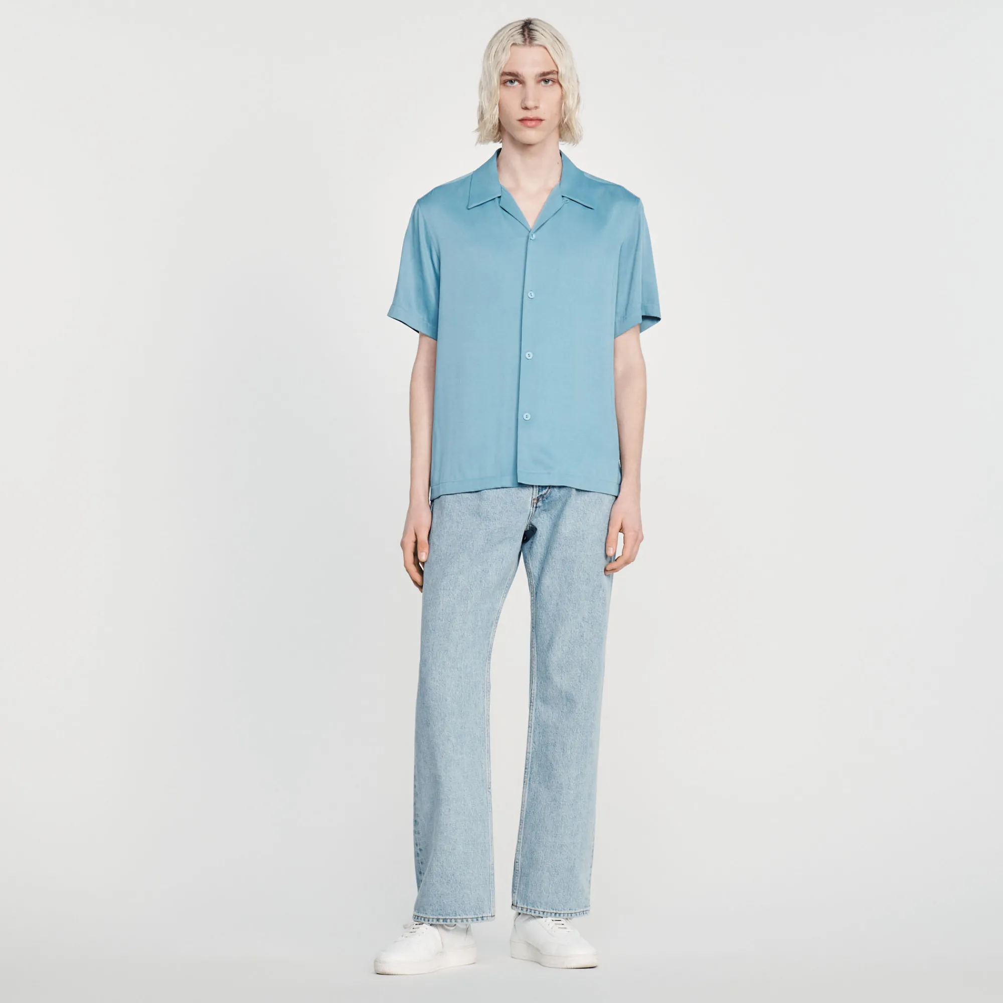 Camicia A Maniche Corte>Sandro Paris Best Sale