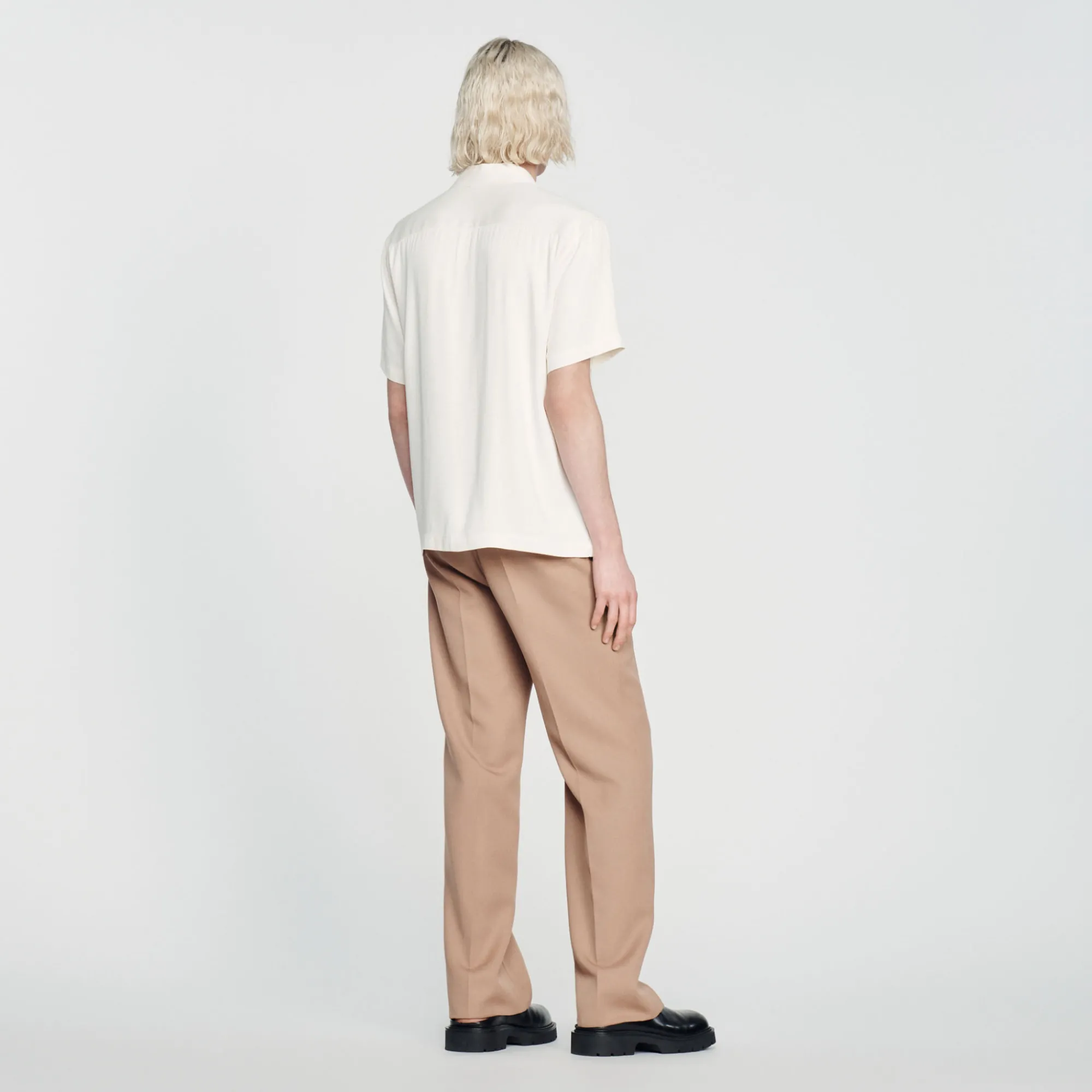 Camicia A Maniche Corte>Sandro Paris Shop