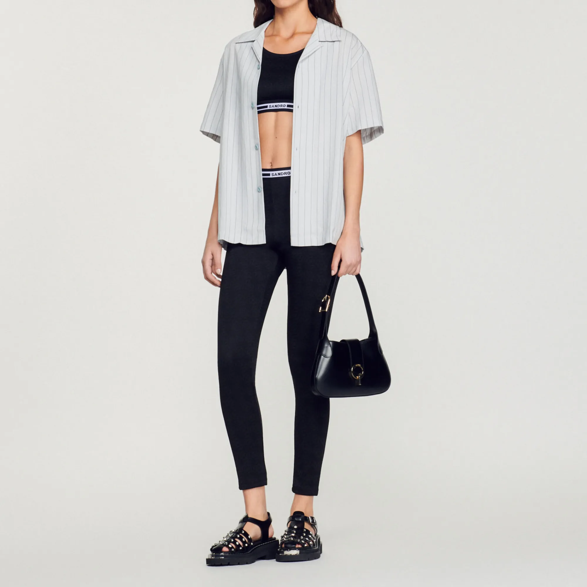 Camicia A Maniche Corte>Sandro Paris Store