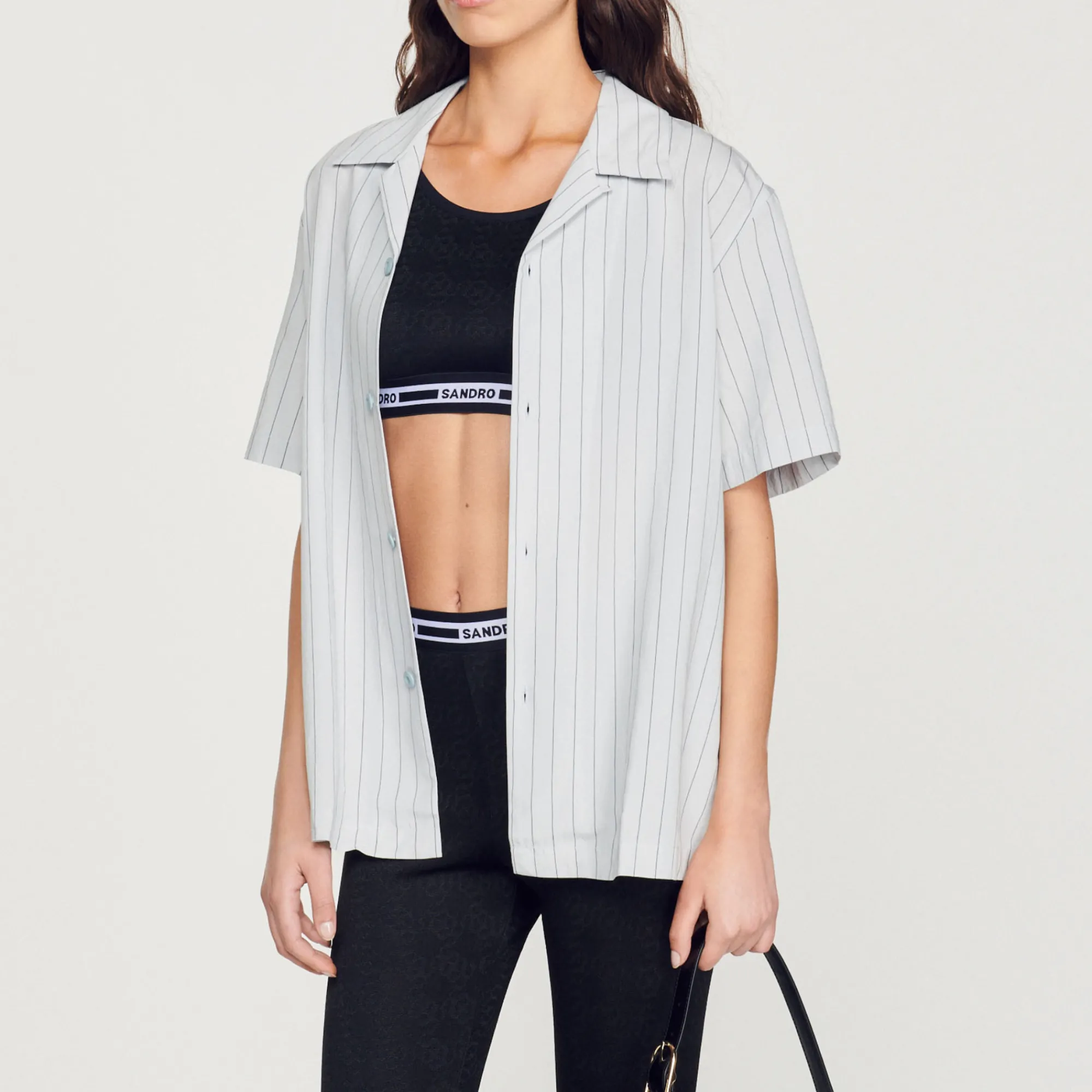 Camicia A Maniche Corte>Sandro Paris Store