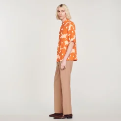 Camicia Con Stampa Floreale><noscript><img width=