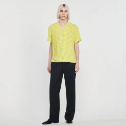 Camicia Fluida A Maniche Corte><noscript><img width=