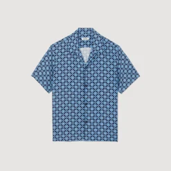 Camicia Fluida A Maniche Corte><noscript><img width=