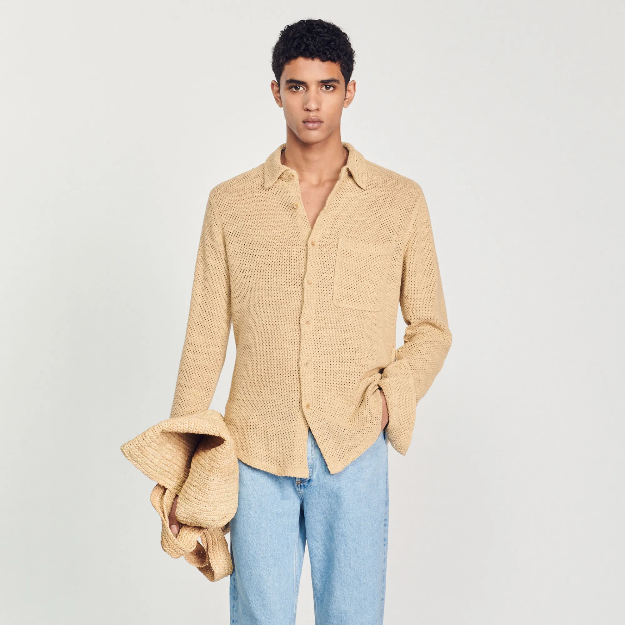 Camicia In Rete>Sandro Paris Clearance