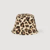Cappello Reversibile Leopardato>Sandro Paris Outlet