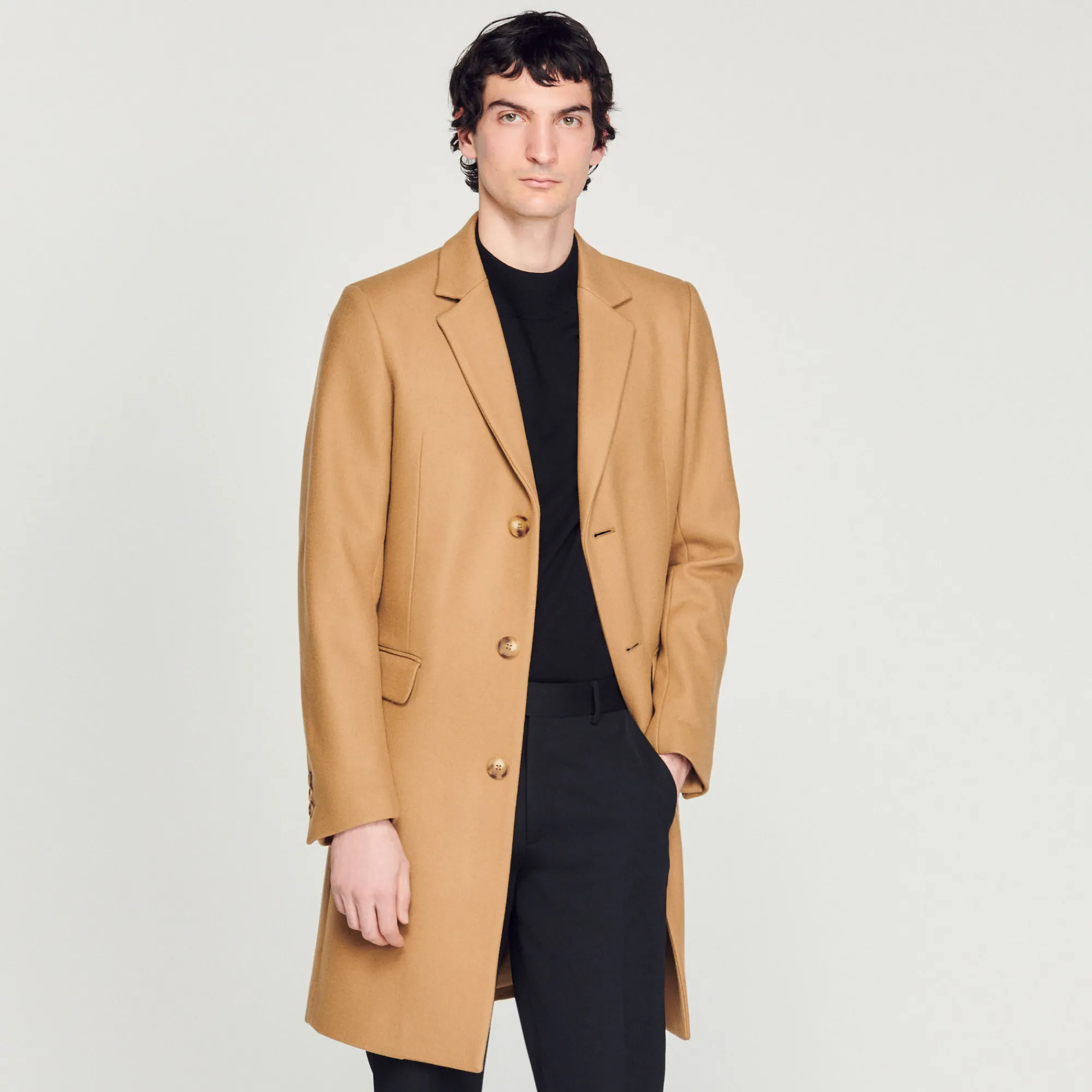 Cappotto In Lana>Sandro Paris Discount