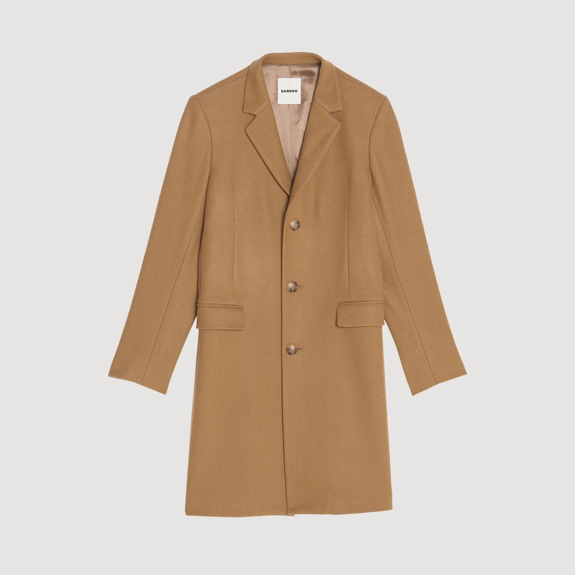 Cappotto In Lana>Sandro Paris Discount