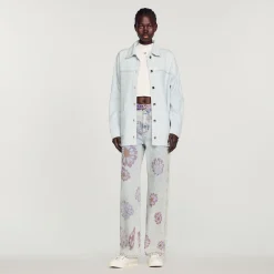 Cardigan-Cappotto In Denim E Maglia>Sandro Paris Online