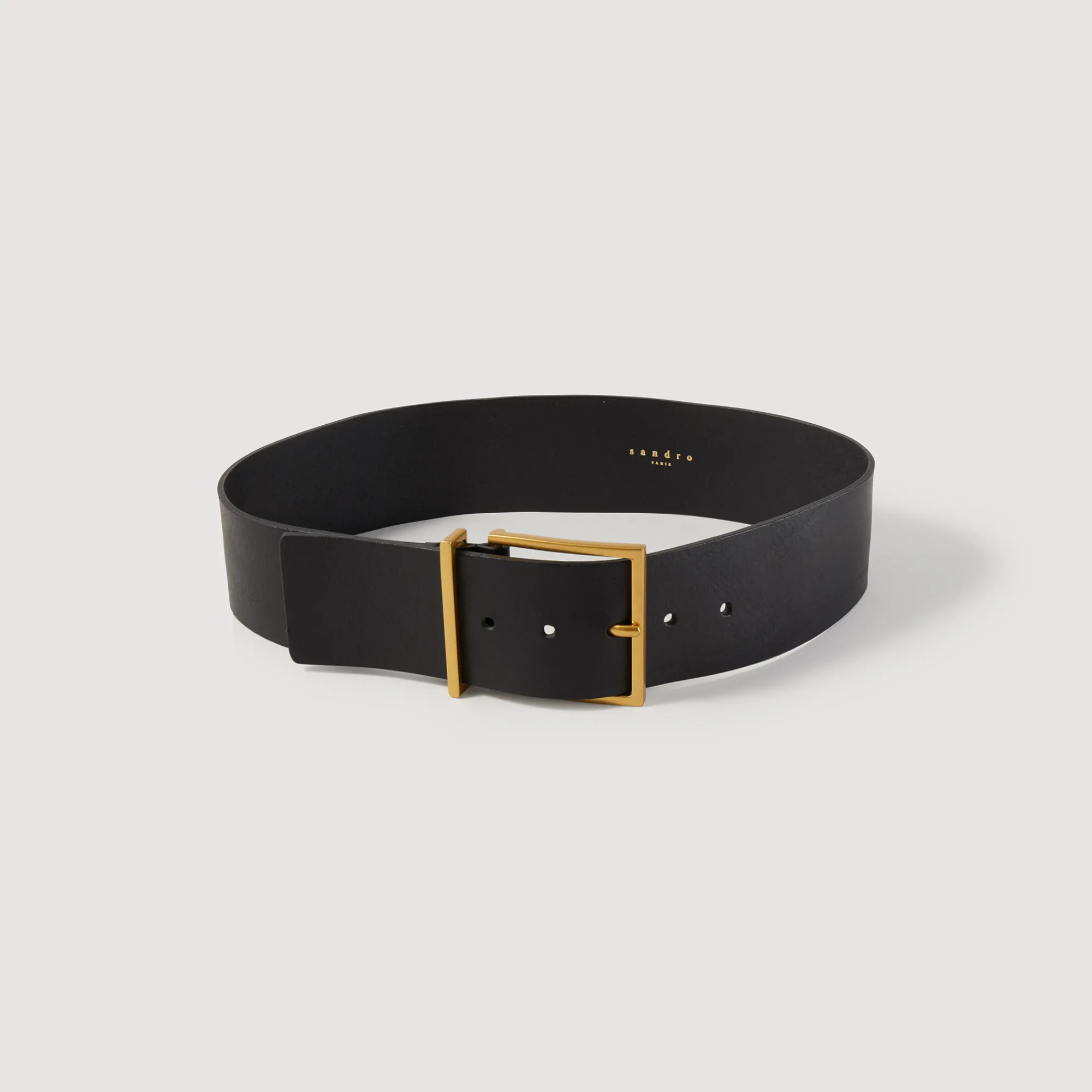 Cintura Alta In Pelle>Sandro Paris Shop