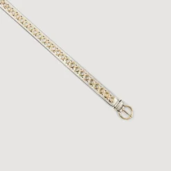 Cintura Con Fibbia Tonda E Occhielli>Sandro Paris Outlet