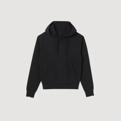 Felpa Con Cappuccio In Maglia><noscript><img width=