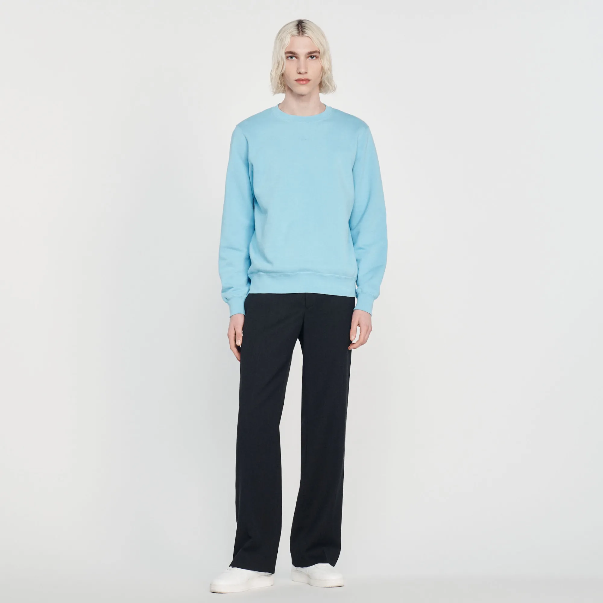 Felpa In Tessuto Ricamato>Sandro Paris Clearance
