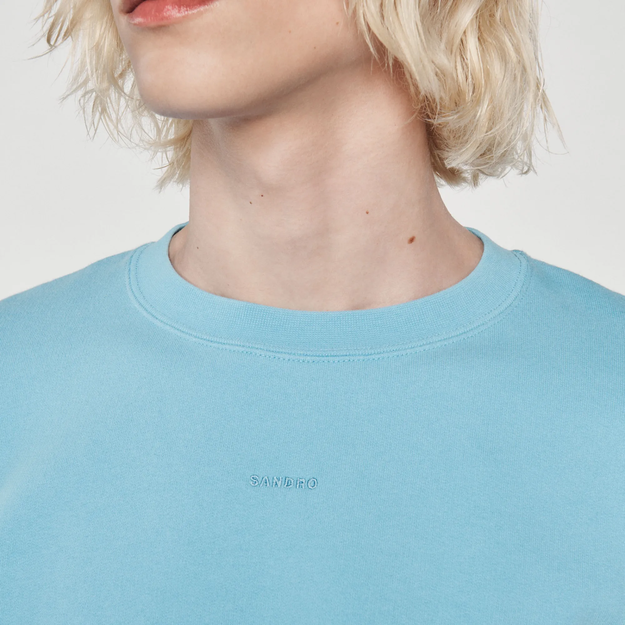 Felpa In Tessuto Ricamato>Sandro Paris Clearance