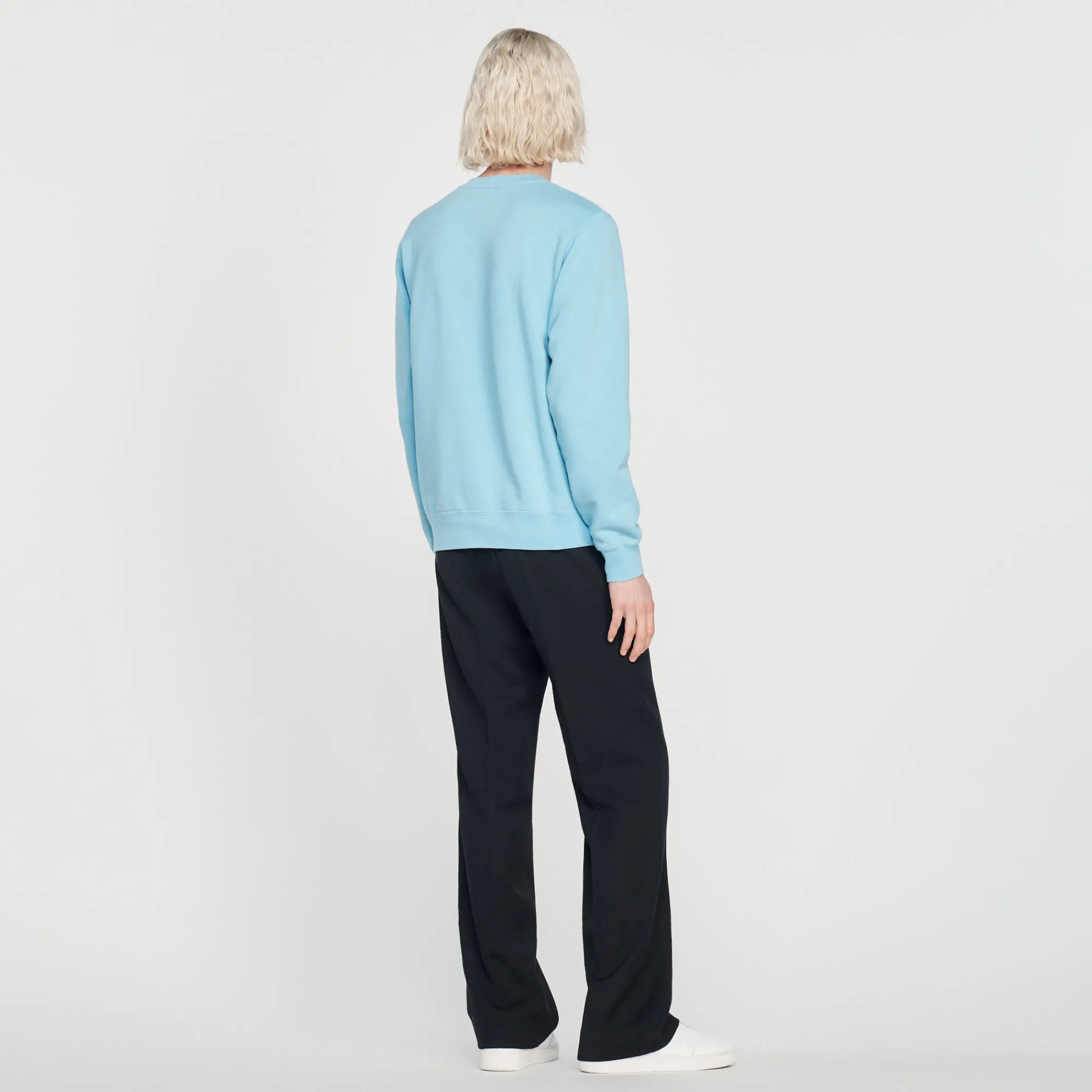 Felpa In Tessuto Ricamato>Sandro Paris Clearance