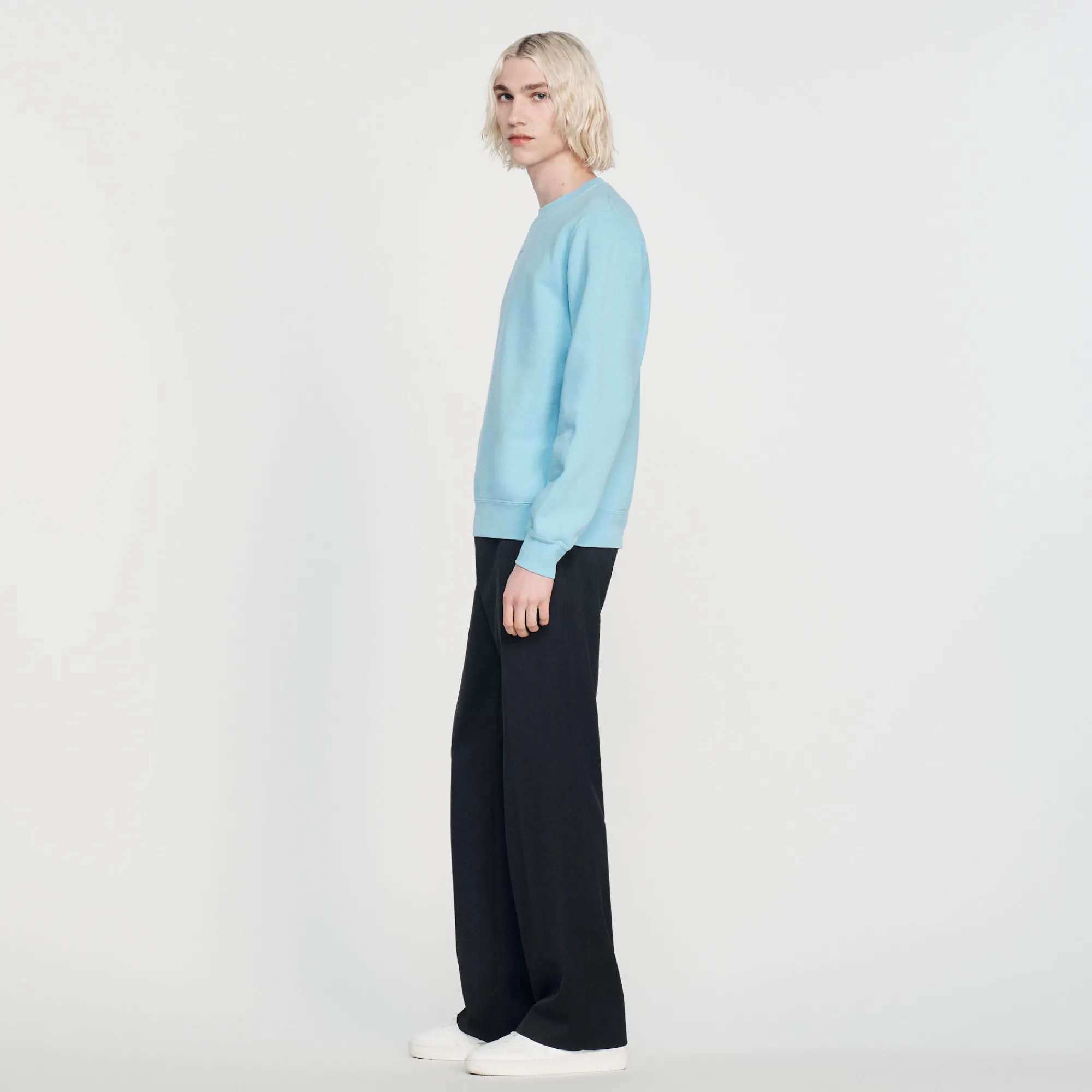 Felpa In Tessuto Ricamato>Sandro Paris Clearance