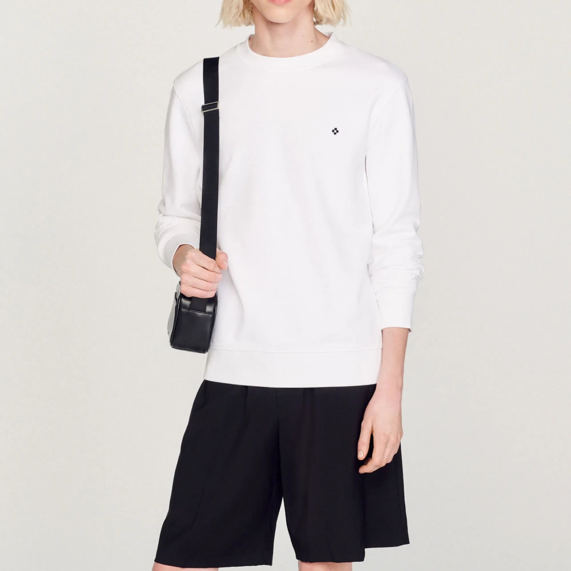 Felpa Square Cross>Sandro Paris Best