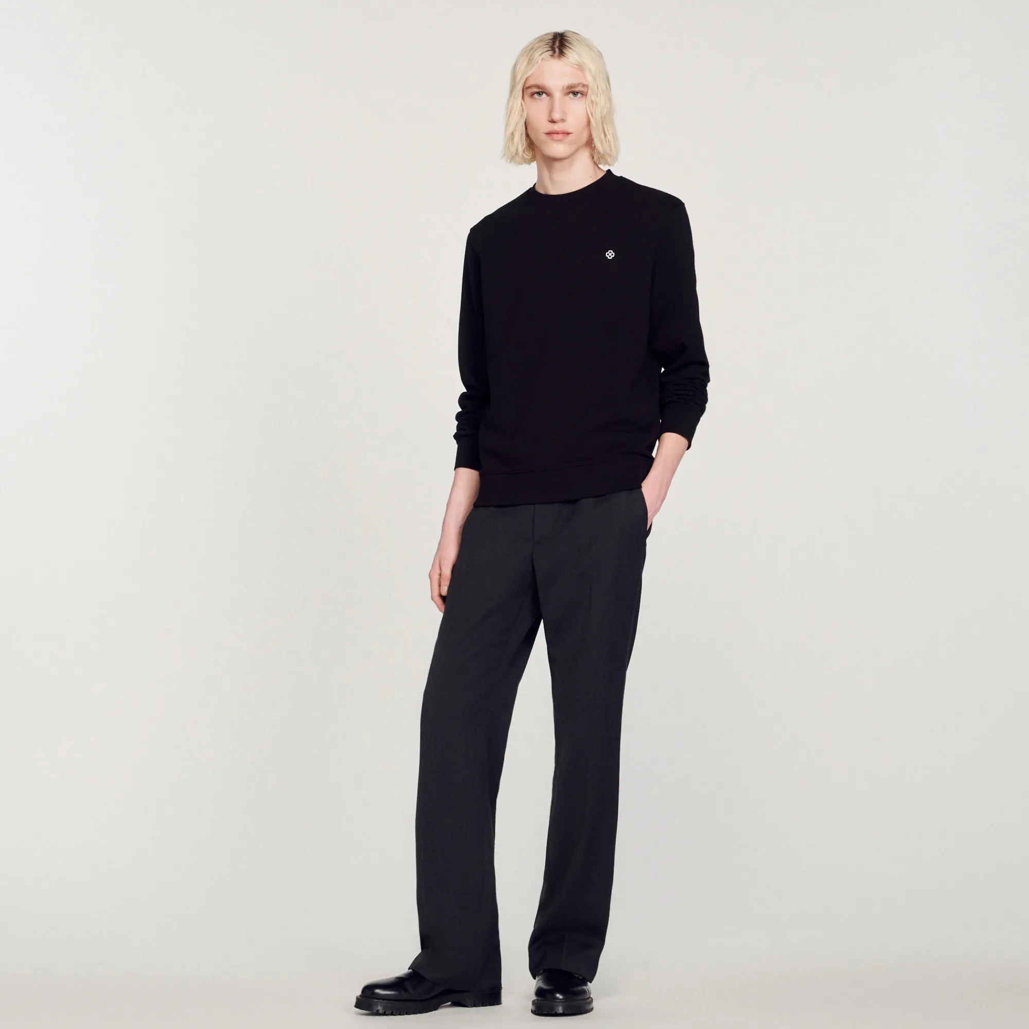 Felpa Square Cross>Sandro Paris Hot
