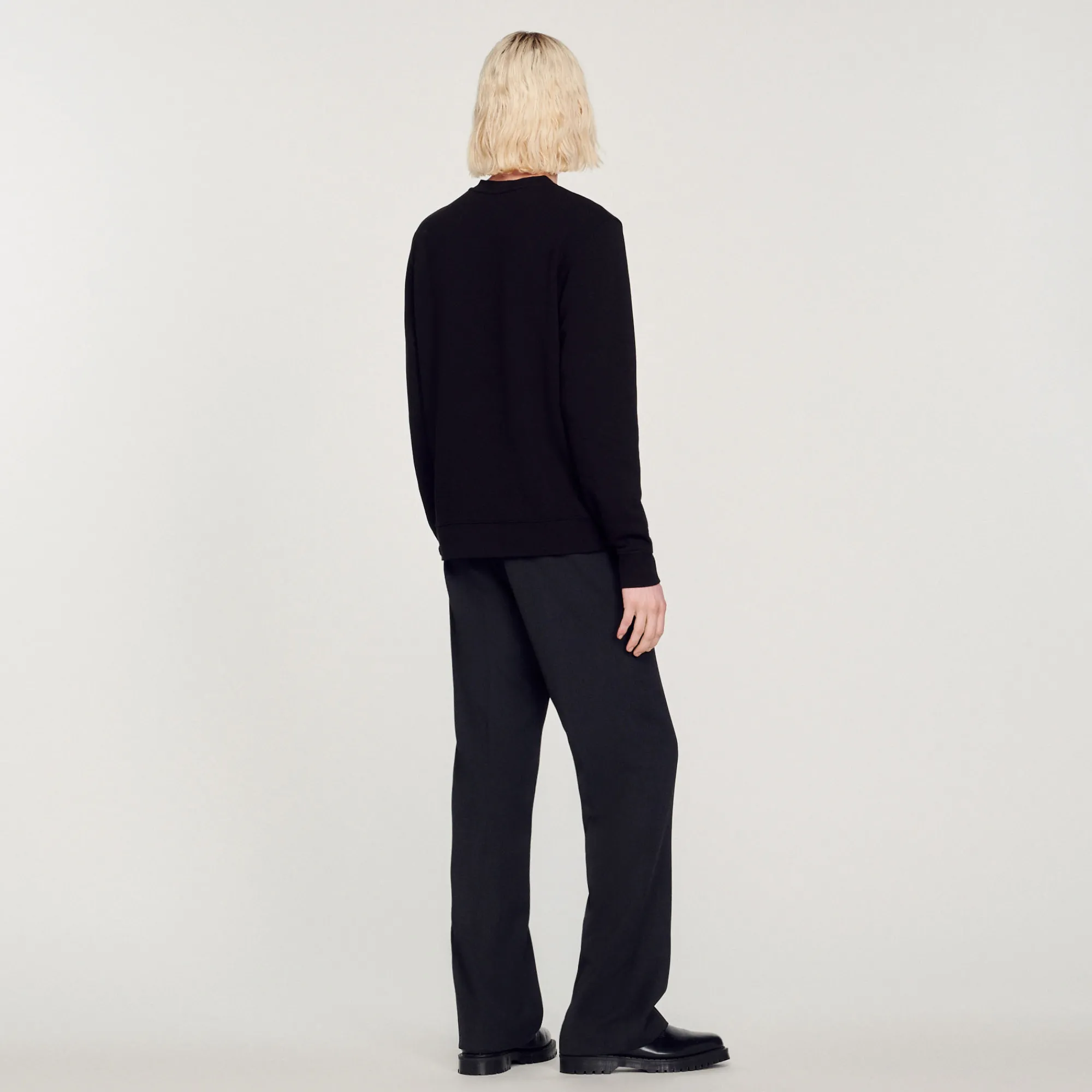 Felpa Square Cross>Sandro Paris Hot
