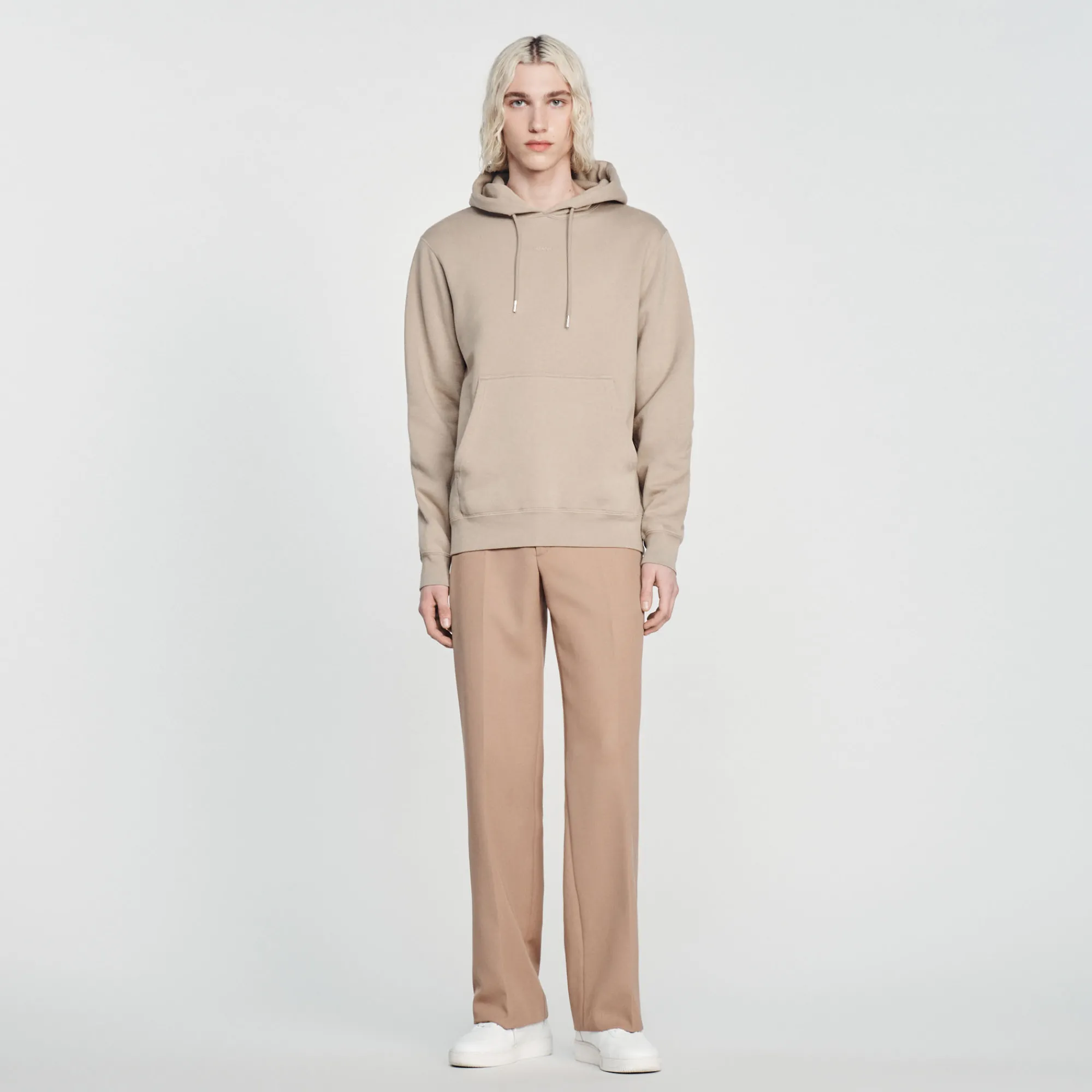 Felpa Uomo Ricamata In Cotone Biologico>Sandro Paris Store