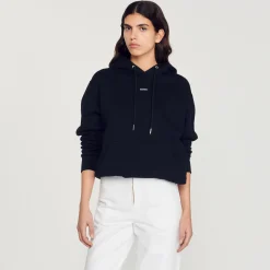 Felpa Uomo Ricamata In Cotone Biologico><noscript><img width=