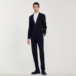 Giacca Da Completo In Lana Vergine>Sandro Paris Fashion