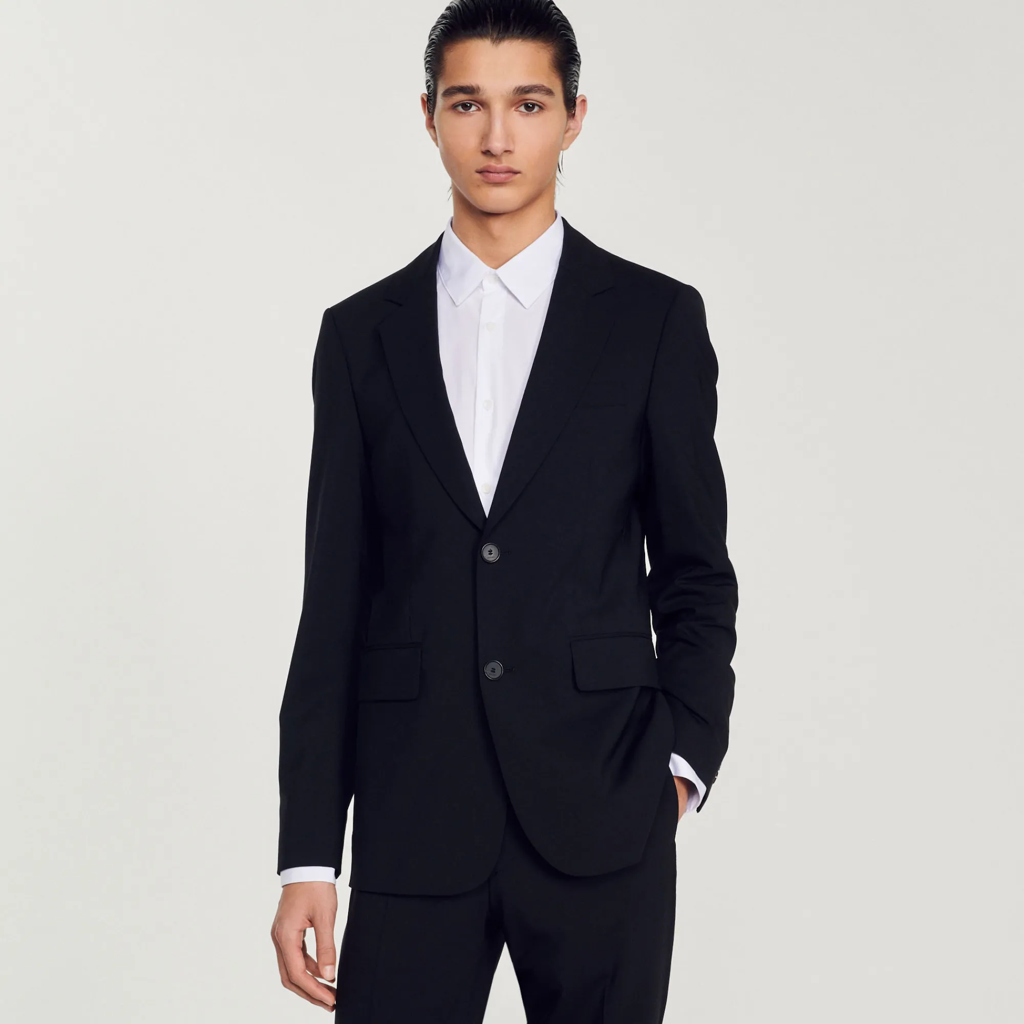 Giacca Da Completo In Lana Vergine>Sandro Paris Fashion