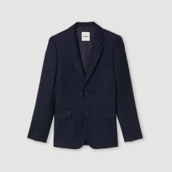 Giacca Da Completo In Lana Vergine>Sandro Paris Cheap