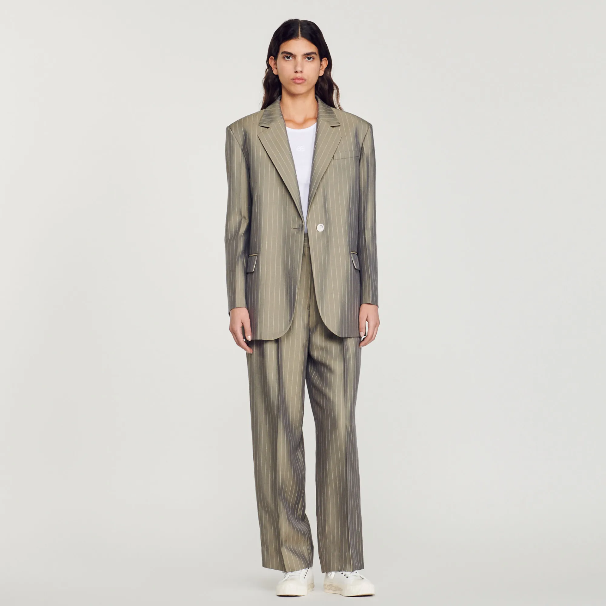 Giacca Da Tailleur Oversize>Sandro Paris Shop