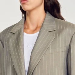 Giacca Da Tailleur Oversize><noscript><img width=